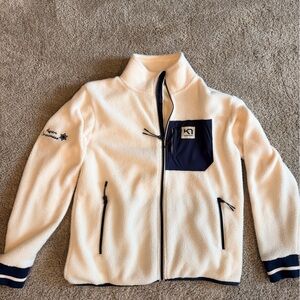 Kari Traa Cream and Navy Utility Jacket